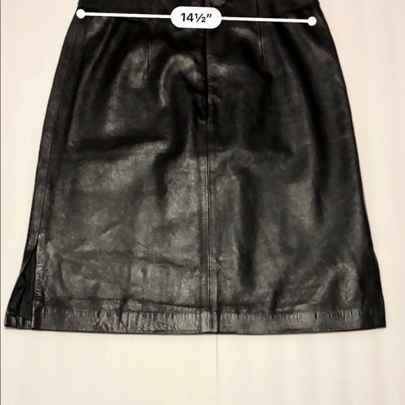 Leather Montagut Paris Leather Skirt - Picture 2 of 5